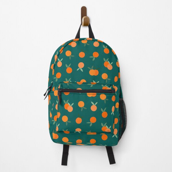 Item preview, Oranges Fruit Pattern on Teal Green designed and sold by OneThreeSix.