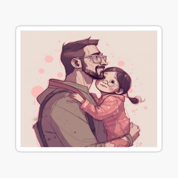 Item preview, A father's love for his daughter is unconditional. designed and sold by visionflyshop.