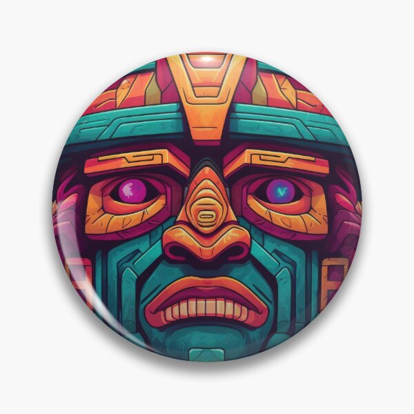 Item preview, Aztec Masks 14 of 24 designed and sold by Jenson Major.