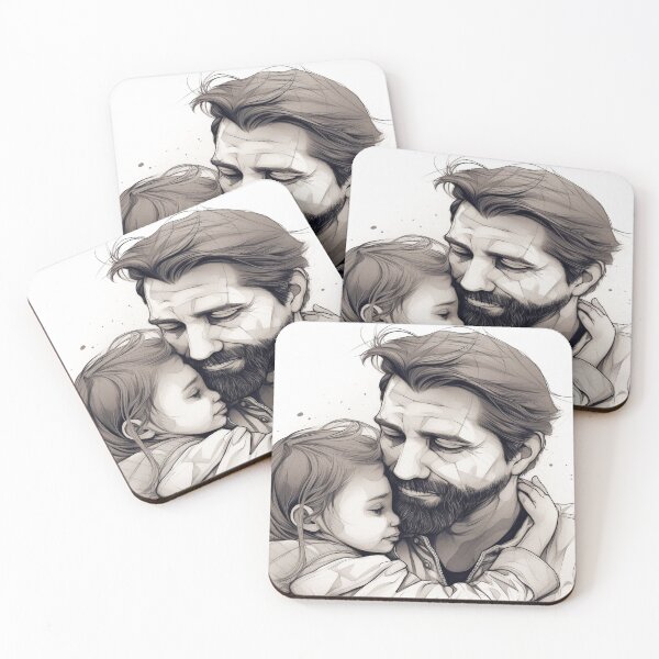 Aperçu de l'œuvre L'amour d'un père pour sa fille est inconditionnel. créée et vendue par visionflyshop.