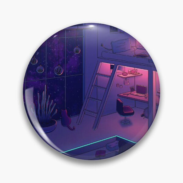 Item preview, Neon lights space bedroom designed and sold by Shaju.
