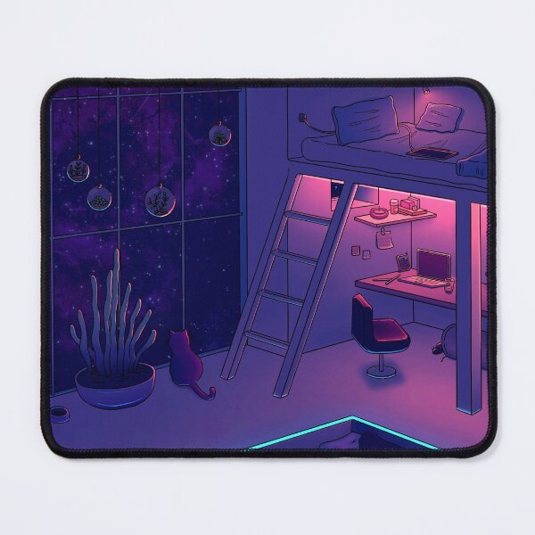 Item preview, Neon lights space bedroom designed and sold by Shaju.