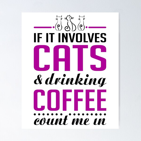Item preview, Cats and Coffee designed and sold by KsuAnn.