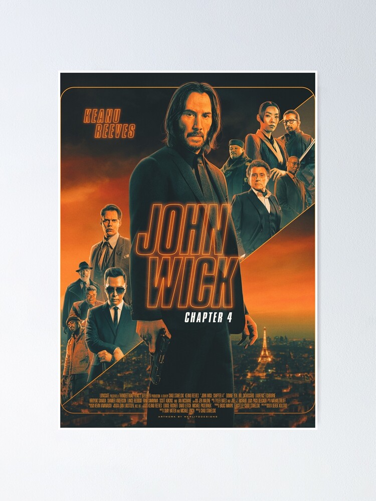 John Wick 3 poster Metal Print for Sale by dentthomas