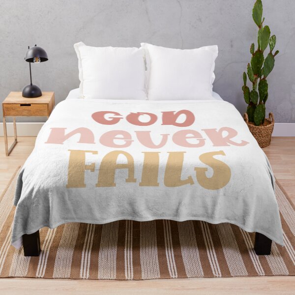 Item preview, God never fails. designed and sold by GMM Designs.