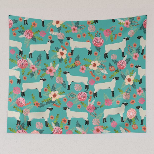 Item preview, Show Lamb farm floral gifts homesteader farming sheep lamb animal  designed and sold by PetFriendly.