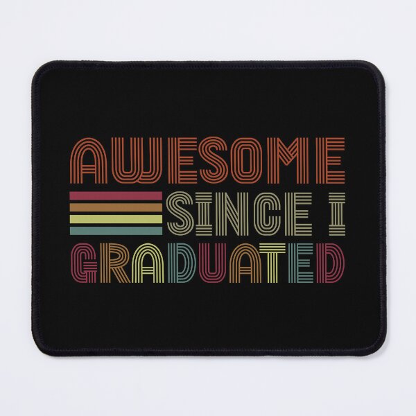 Item preview, Awesome Since I Graduated Cool Retro Graduation designed and sold by GravitiTees.