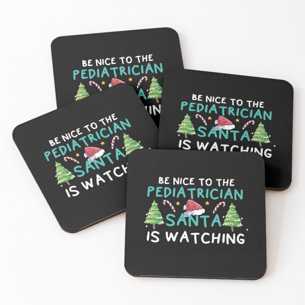 Item preview, Be Nice Pediatrician Santa Is Watching PEDS  designed and sold by Pubi.