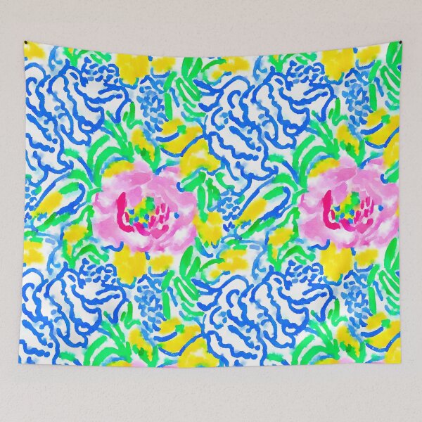 Item preview, Preppy florals seamless pattern designed and sold by SophieClimaArt.