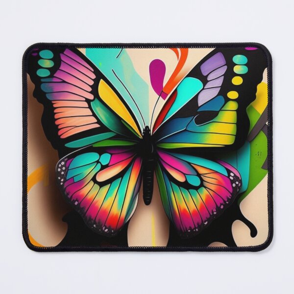 Item preview, Beautiful Rainbow Coloured Butterflies Pastel Artwork designed and sold by Michael Voyler.