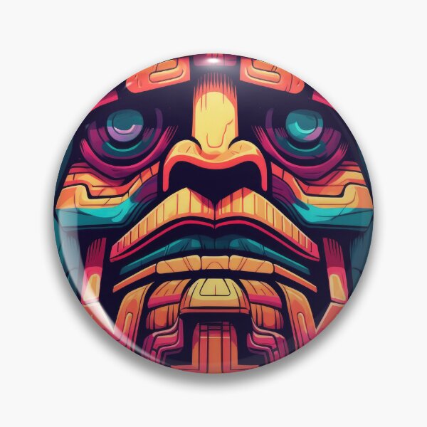 Item preview, Aztec Masks 16 of 24 designed and sold by Jenson Major.