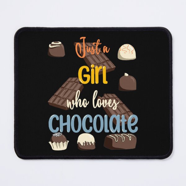 Item preview, Just Girl Who Loves Chocolate Funny Vintage Chocolate Lovers designed and sold by r-silver.
