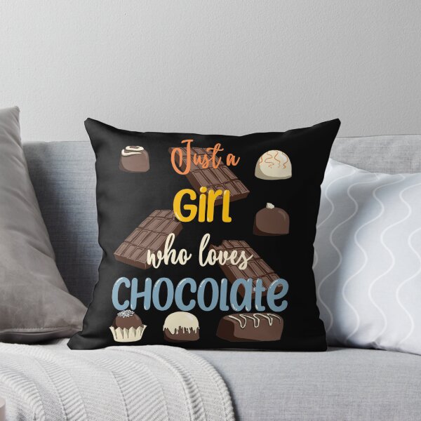 Item preview, Just Girl Who Loves Chocolate Funny Vintage Chocolate Lovers designed and sold by r-silver.