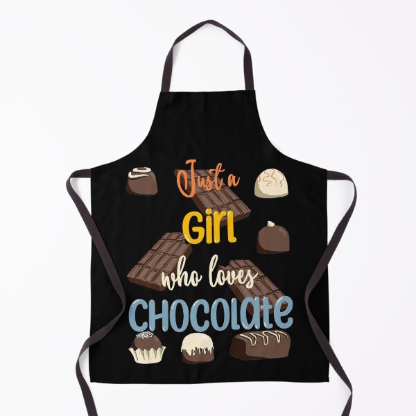 Item preview, Just Girl Who Loves Chocolate Funny Vintage Chocolate Lovers designed and sold by r-silver.