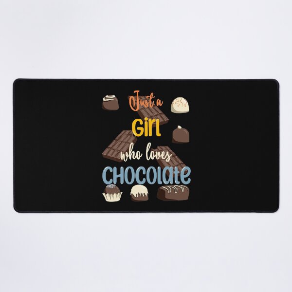 Item preview, Just Girl Who Loves Chocolate Funny Vintage Chocolate Lovers designed and sold by r-silver.