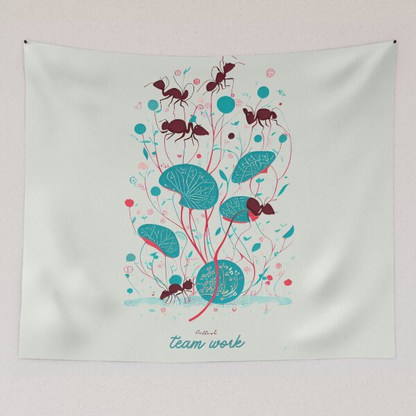 Item preview, Team Work - Vintage Ants by CallisC Arts designed and sold by CallisC-Arts.
