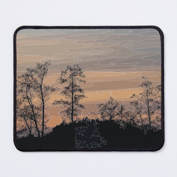 Item preview, sunset and forest designed and sold by SunGraphicArt.