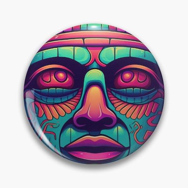 Item preview, Aztec Masks 17 of 24 designed and sold by Jenson Major.