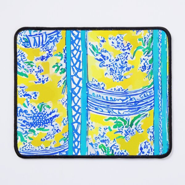 Item preview, Turquoise and yellow chinoiserie designed and sold by SophieClimaArt.