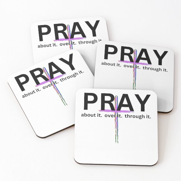 Item preview, Pray about it over it through it designed and sold by FoodforChrist.