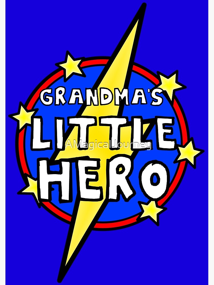 "Grandma's Cute Little SuperHero Geek" Poster For Sale By ...