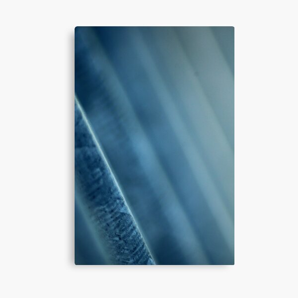 Item preview, Blue shadows - Abstract Industrial Macrophotography designed and sold by AgathaZolastore.