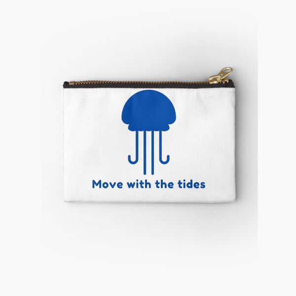 Item preview, jellyfish ocean move with the tides quote beach items designed and sold by CameltStudio.