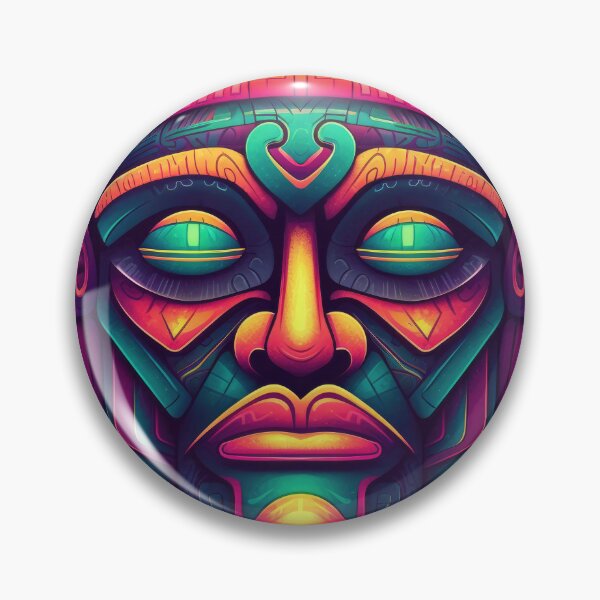 Item preview, Aztec Masks 18 of 24 designed and sold by Jenson Major.