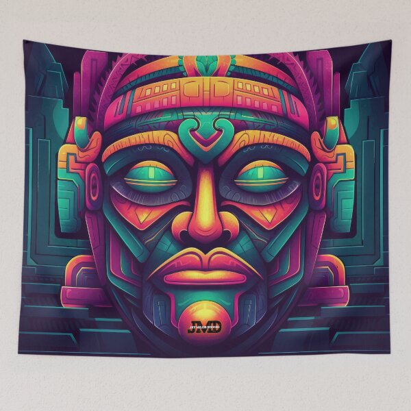 Item preview, Aztec Masks 18 of 24 designed and sold by Jenson Major.