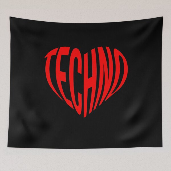 Item preview, Techno Heart - EDM DJ Rave designed and sold by mBshirts.