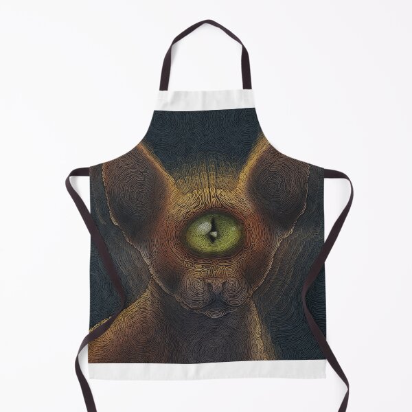 Item preview, Handpainted/ Trippy/ Psychadelic/ Expanding/ Hallucinatory/ Freaky/ LSD/ Cyclope/ Cat/ Digital artwork designed and sold by Terrafilli.