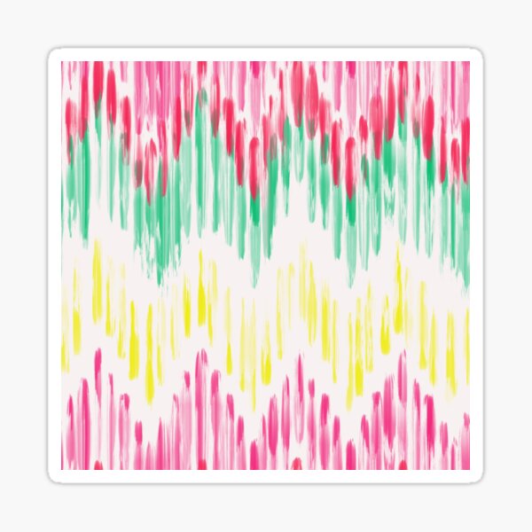 Item preview, Indian Ikat pattern geometric colourful  designed and sold by Maitri-Sanghvi1.