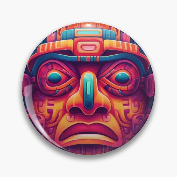 Item preview, Aztec Masks 19 of 24 designed and sold by Jenson Major.