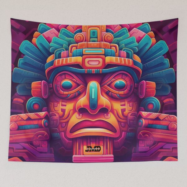 Item preview, Aztec Masks 19 of 24 designed and sold by Jenson Major.