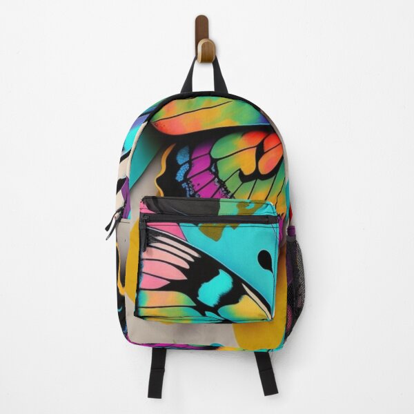 Item preview, Stunning Rainbow Butterlies Abstract Artwork Pretty Summer Colours designed and sold by Michael Voyler.