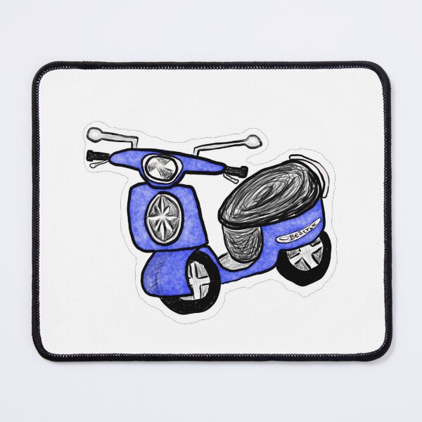 Item preview, Blue scooter designed and sold by GanethLey.art.