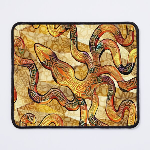 Item preview, octopus, meander, hellenism designed and sold by Maria Mihailova.