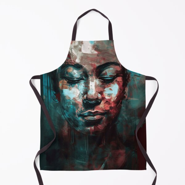 Item preview, Meditating woman, painted artwork, Variant 1 designed and sold by ZenHorn.