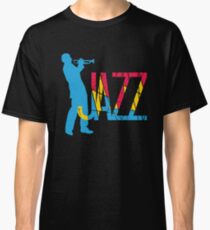 Colorful Jazz Trumpet Player Classic T-Shirt