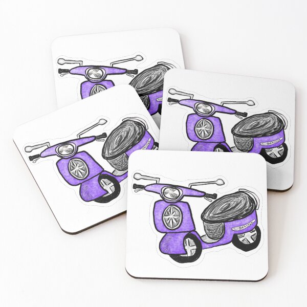 Item preview, Purple scooter designed and sold by GanethLey.art.