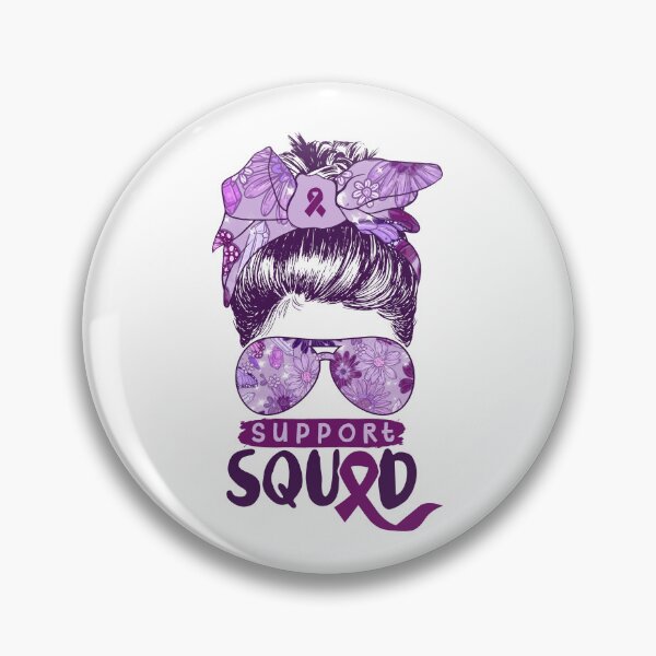 Artikelvorschau, Lupus-Bewusstseinsmonat – Lupus Support Squad Team Messy Hair Womens entworfen und verkauft von Dolphin Graphic.