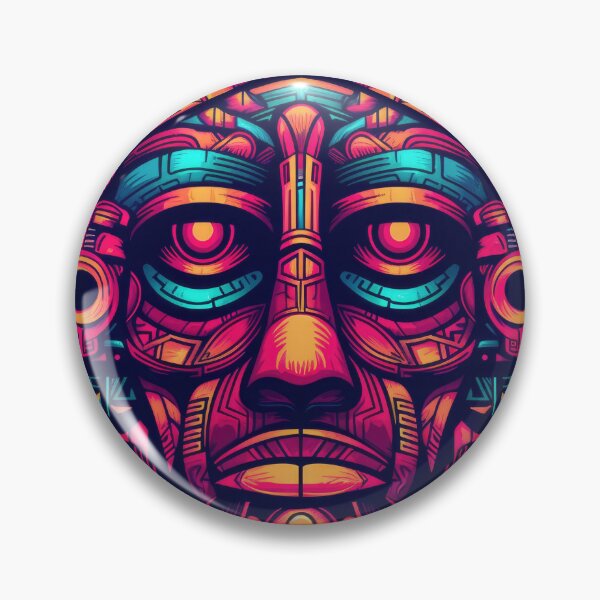 Item preview, Aztec Masks 20 of 24 designed and sold by Jenson Major.