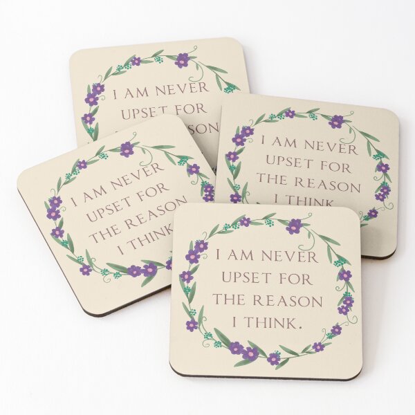 Item preview, ACIM lesson 5 I am never upset for the reason I think designed and sold by Amanda Webster.