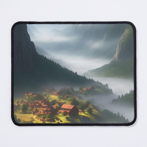 Item preview, Mystical Mountain Village designed and sold by kedardesign.