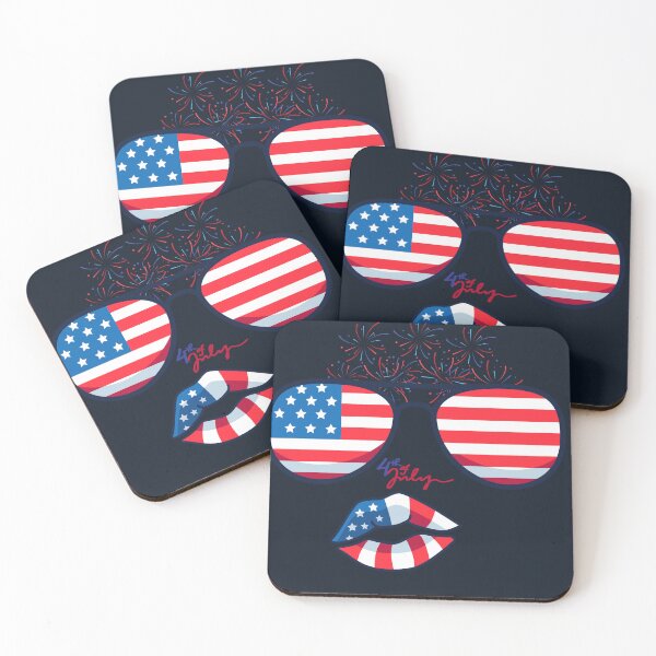 Item preview, 4th of July, Memorial Day, Glasses designed and sold by kowal11.