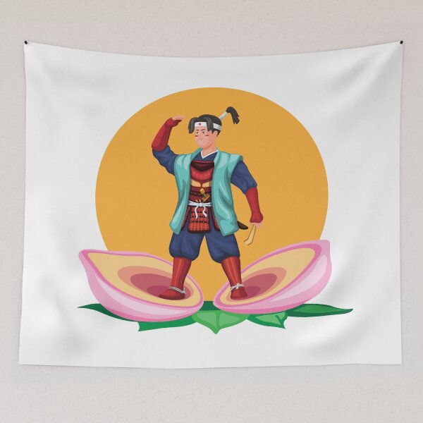 Item preview, Momotarō is a popular hero of Japanese folklore. designed and sold by aryoyo.