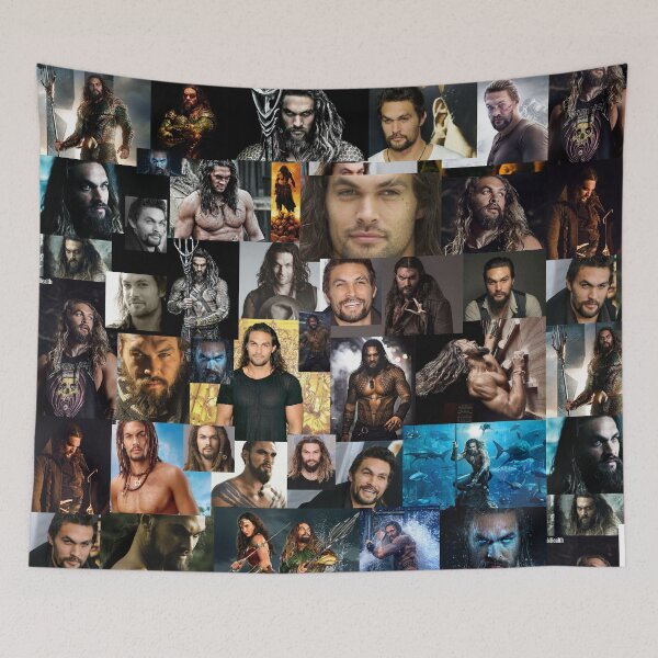 Item preview, Jason Momoa Abstract Collage designed and sold by GoghGetta.