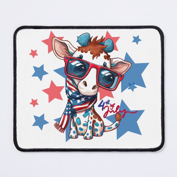 Item preview, 4th of July, Memorial Day, Giraffe USA designed and sold by kowal11.