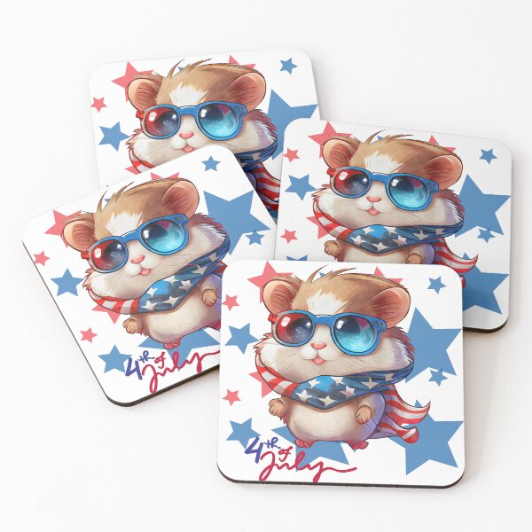 Item preview, 4th of July, Memorial Day, Hamster USA designed and sold by kowal11.