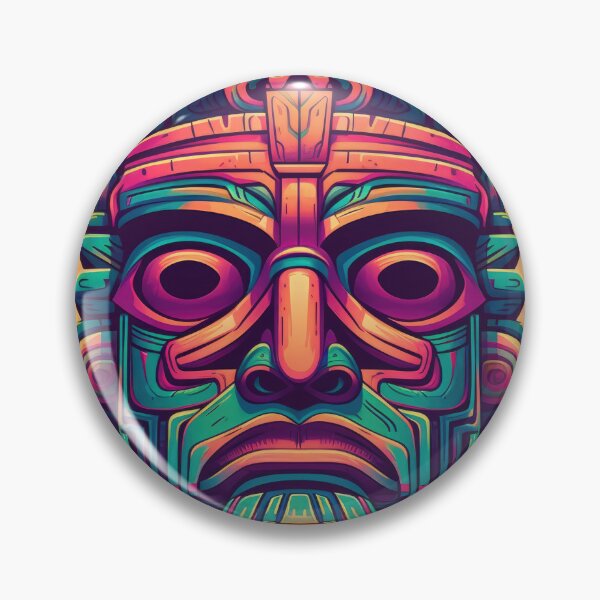 Item preview, Aztec Masks 22 of 24 designed and sold by Jenson Major.